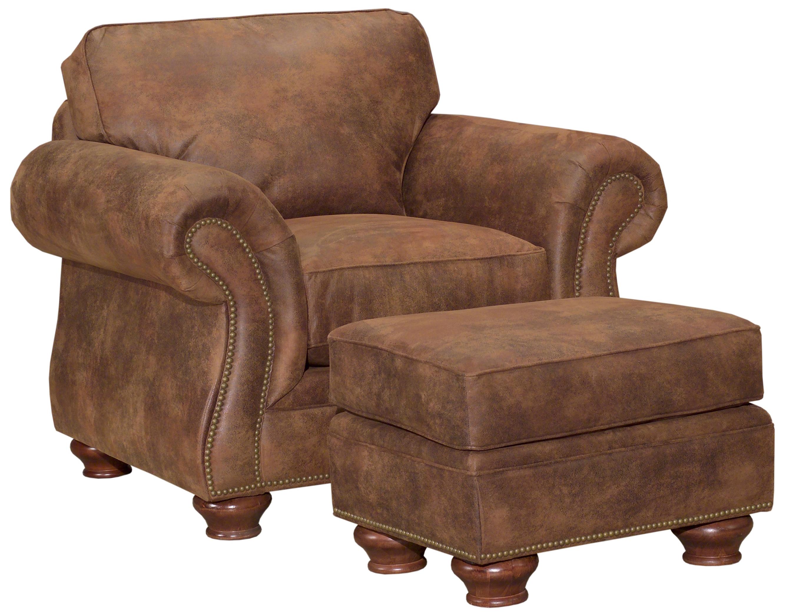 Broyhill Express Laramie Quick Ship Traditional Chair with Nailhead
